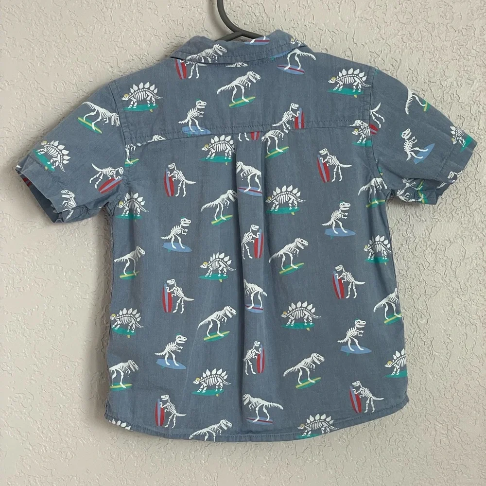 The Children’s Place Dino Button Down Size 2T